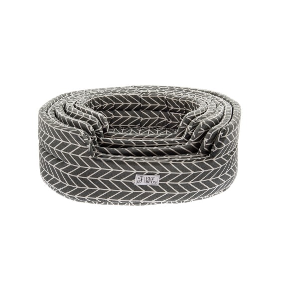 Paniers ovales pour chiens – Paniers en polyester, confort et détente – Espaces de repos portables, tailles XS à XL - T791-P