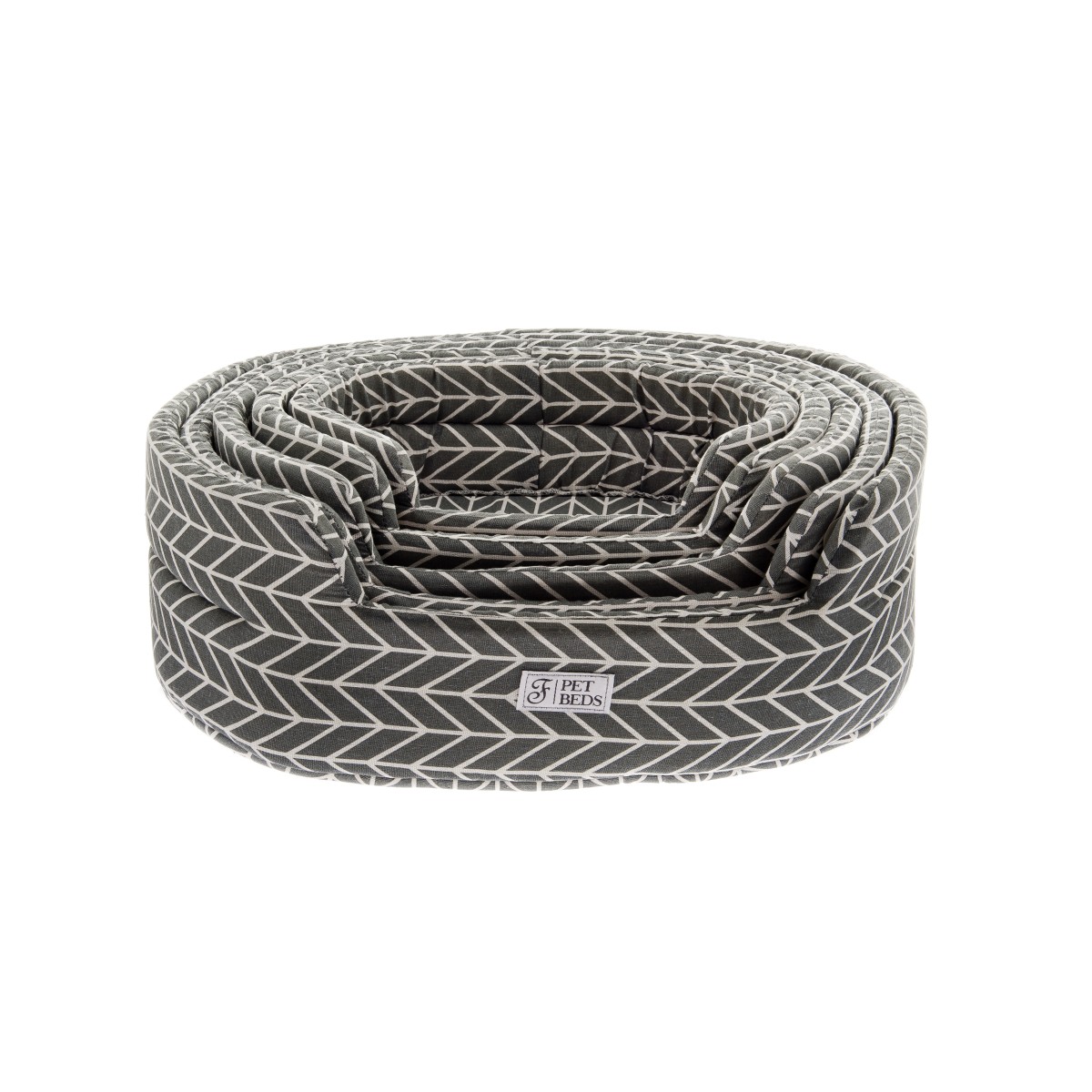 Paniers ovales pour chiens – Paniers en polyester, confort et détente – Espaces de repos portables, tailles XS à XL - T791-P