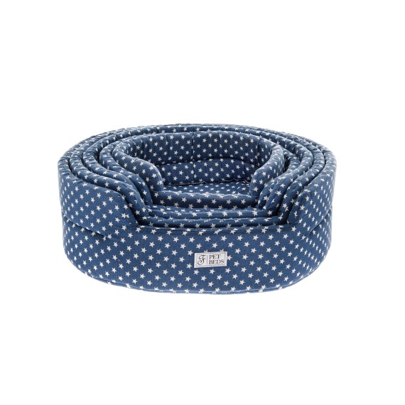 Paniers ovales pour chiens – Paniers en polyester, confort et détente – Espaces de repos portables, tailles XS à XL - T791-P