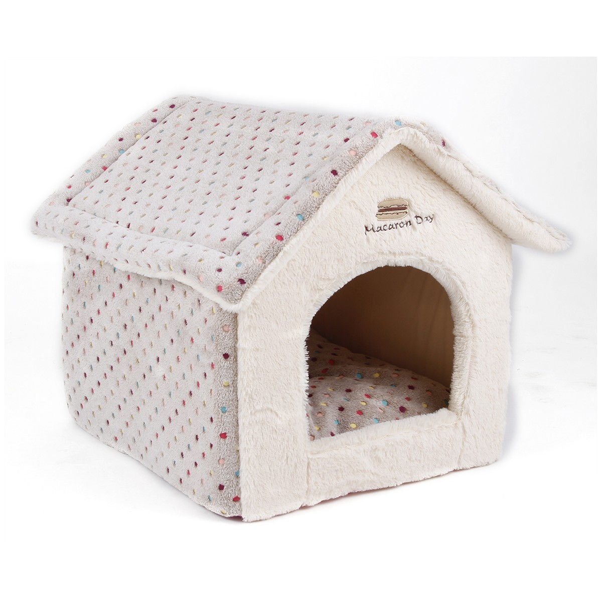 Maison douce – Lit en polyester pour le confort et la détente – Lieu de repos intérieur confortable et portable - T959-P