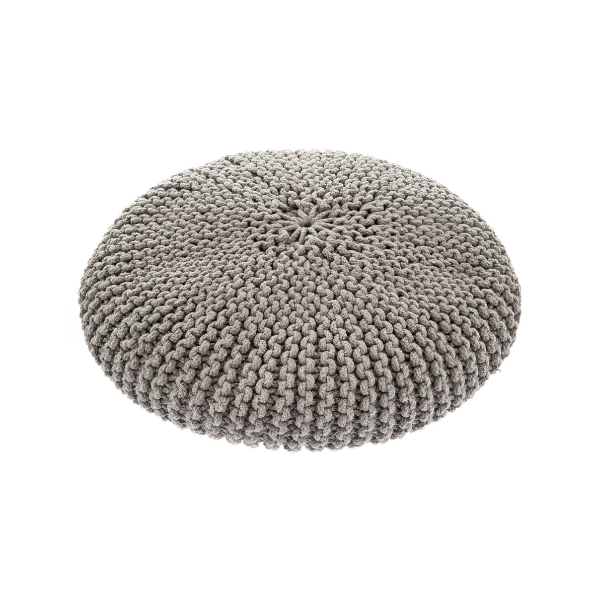 Pouf pour chien en macramé – Coussin rond en polyester pour plus de confort et de détente – Portable - T991-P