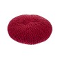 Pouf pour chien en macramé – Coussin rond en polyester pour plus de confort et de détente – Portable - T991-P