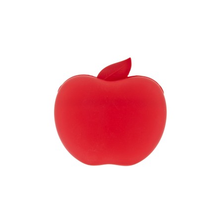Sac à friandises pomme - Pochette à friandises pour dressage de chien - Silicone rouge - 13 x 12 x 5 cm