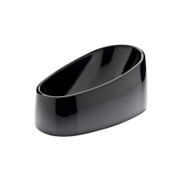 Bol Levriero en silicone – 24 x 14 x 10 cm – Noir