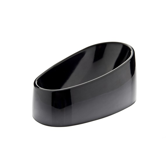 Bol Levriero en silicone – 24 x 14 x 10 cm – Noir