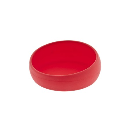 Bol Bouledogue en silicone – Rouge – 14 x 6 cm