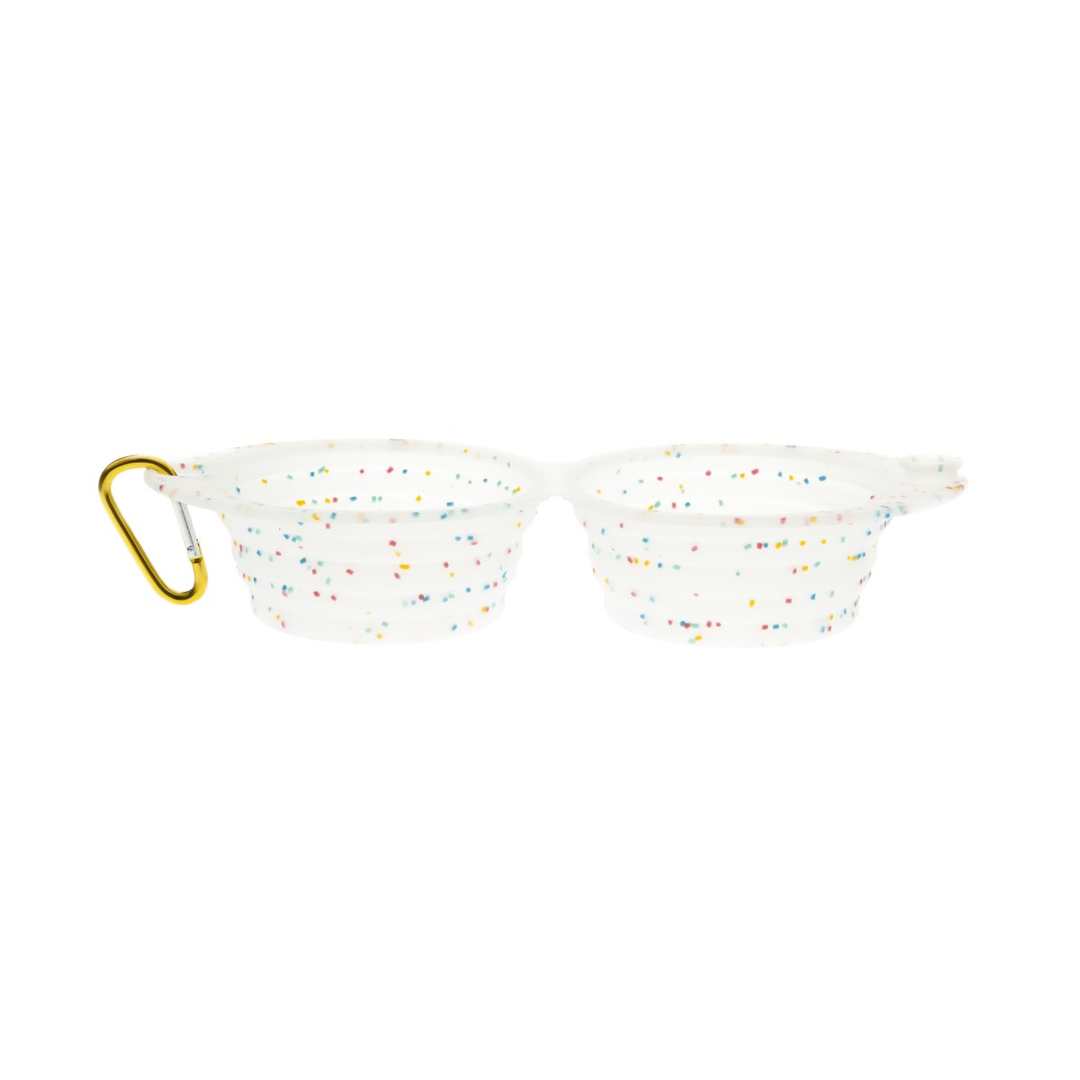 Bol double en silicone Confettis – 2 x 210 ml