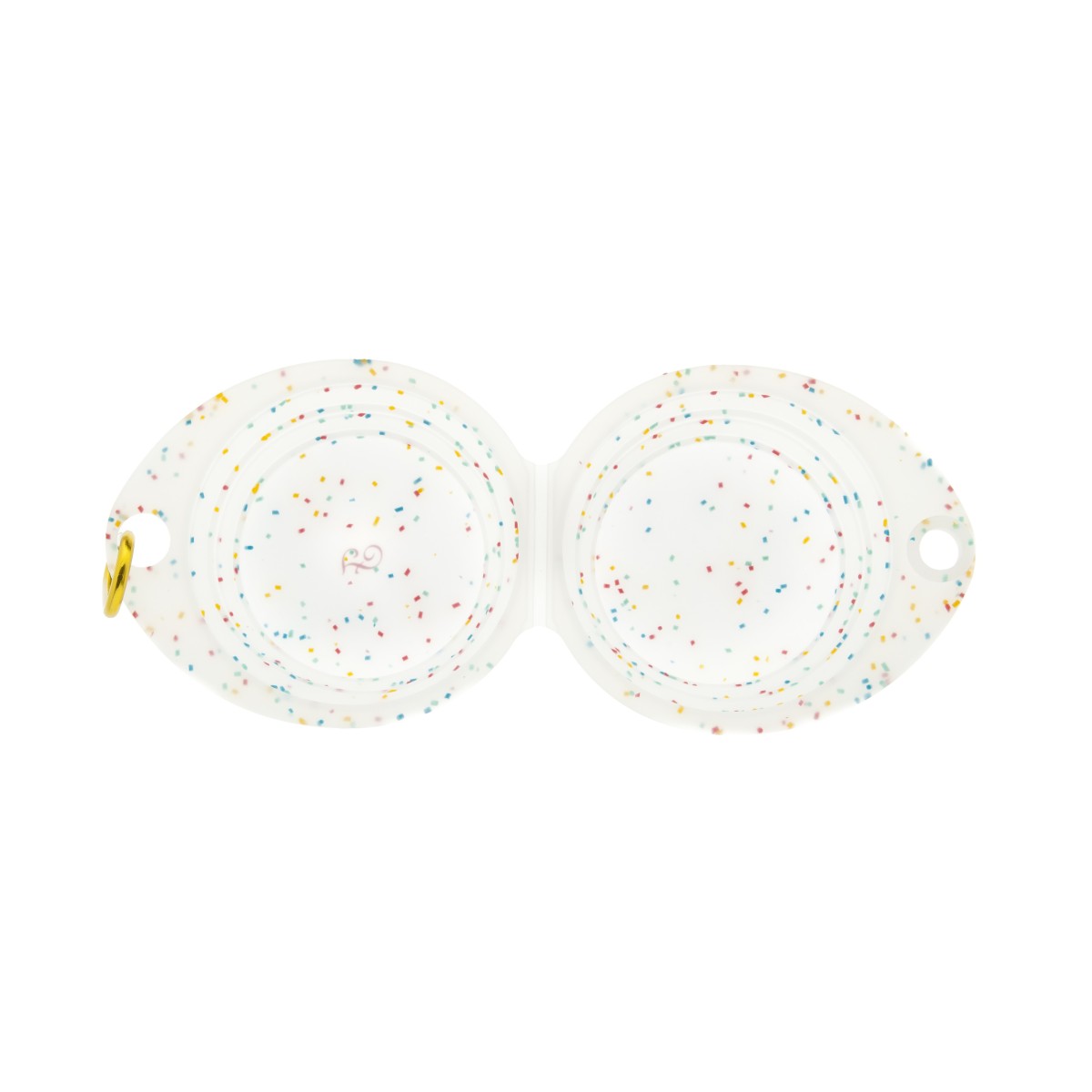 Bol double en silicone Confettis – 2 x 210 ml