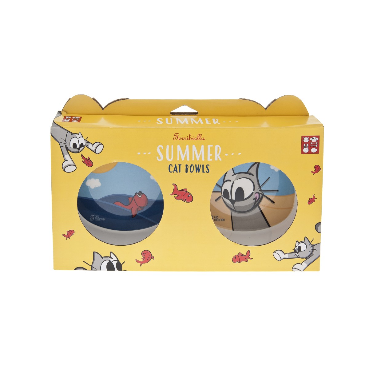 Set de bols d’été – Mélamine – 2 x 390 ml