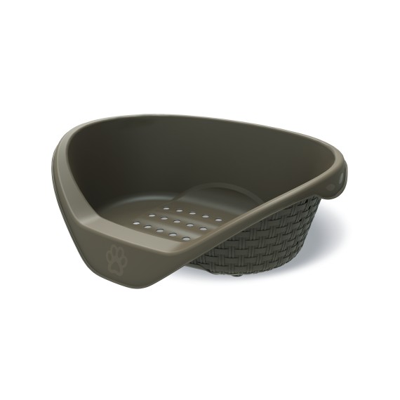Lit Nido – Panier en plastique confortable et durable pour animaux de compagnie – Un lieu de repos douillet pour chiens et chats