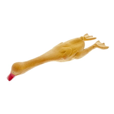 Canard en latex pour chien - Jouet interactif couineur - Jouet à mâcher amusant - Latex durable