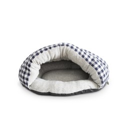 Lit pour animaux Burrow Pic-Nic – Refuge douillet pour chiens et chats – Polyester – 49 x 40 cm