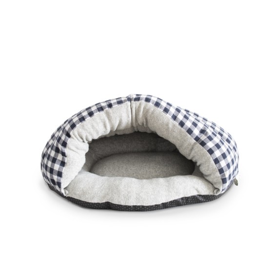 Lit pour animaux Burrow Pic-Nic – Refuge douillet pour chiens et chats – Polyester – 49 x 40 cm