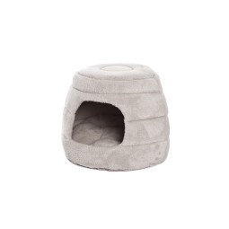 Lit doux pour animaux de compagnie Burrow – Nid douillet en polyester pour chiens et chats – Design confortable pour la détente