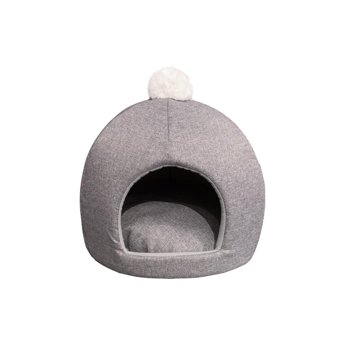 Panier pour animaux de compagnie Hat – Niche douillette en polyester pour chiens et chats – Nid douillet et fermé