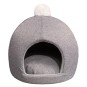 Panier pour animaux de compagnie Hat – Niche douillette en polyester pour chiens et chats – Nid douillet et fermé