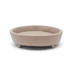 Canapé Gris Maison – Panier pour animaux durable – Standard – 83 x 63 x 23 cm / PU et bois