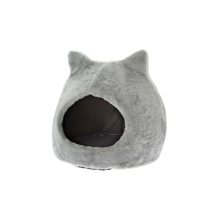 Petbed Ears Cat – Panier pour chat confortable en polyester avec joli motif d'oreilles et dessous antidérapant – 45 x 45 cm
