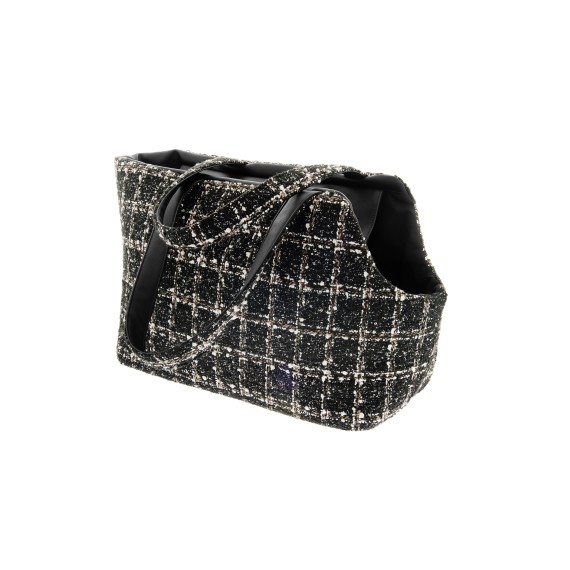 Sac de transport Catherine – Avec poche, laisse de sécurité et housse – Similicuir et polyester