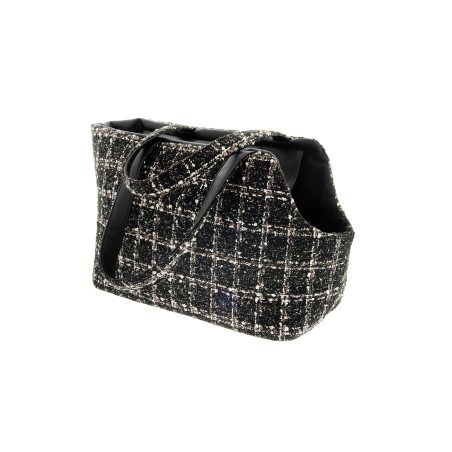 Sac de transport Catherine – Avec poche, laisse de sécurité et housse – Similicuir et polyester