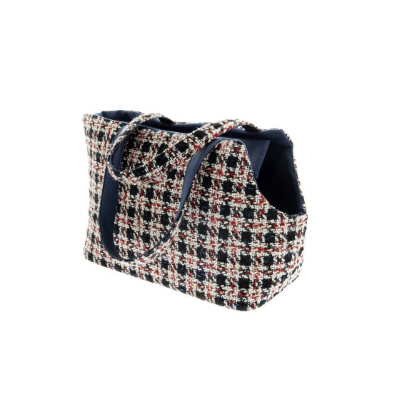 Sac de transport Brigitte – Avec poche, laisse de sécurité et housse – Similicuir et polyester