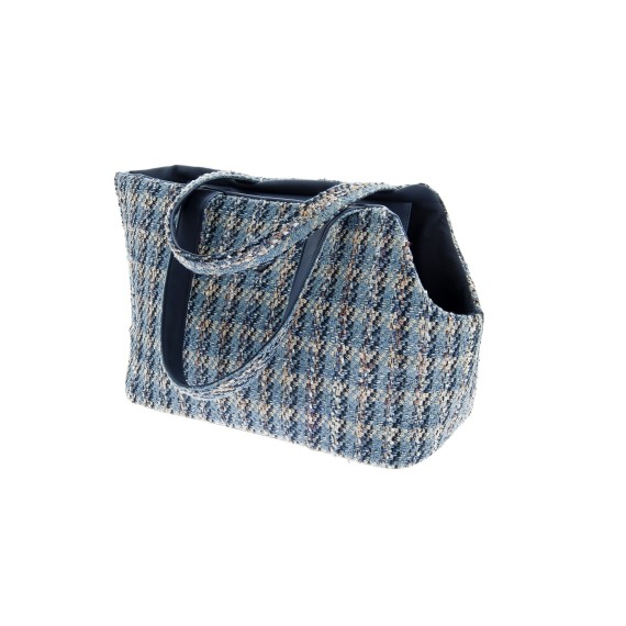 Sac de transport Grace – Avec poche, laisse de sécurité et housse – Similicuir et polyester