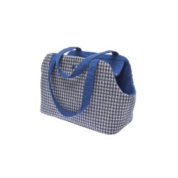 Sac de transport Siviglia – Laisse intérieure intégrée – Toile de coton résistante – 40x30x20 cm