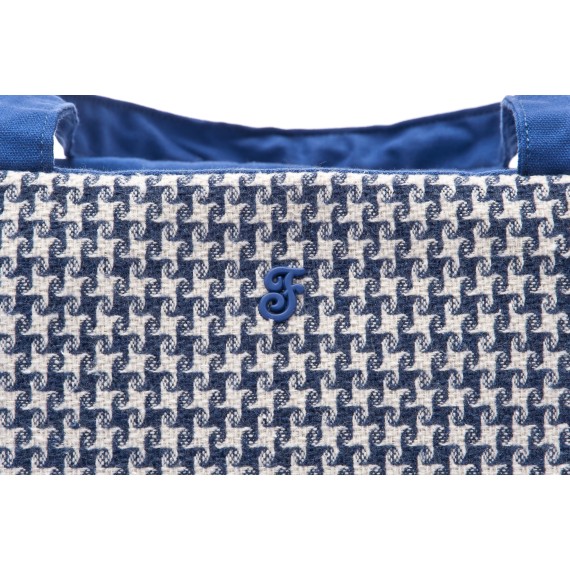 Sac de transport Siviglia – Laisse intérieure intégrée – Toile de coton résistante – 40x30x20 cm