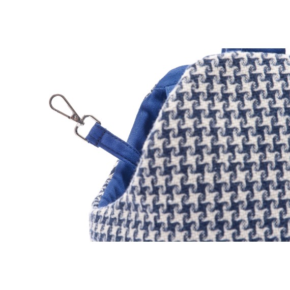 Sac de transport Siviglia – Laisse intérieure intégrée – Toile de coton résistante – 40x30x20 cm