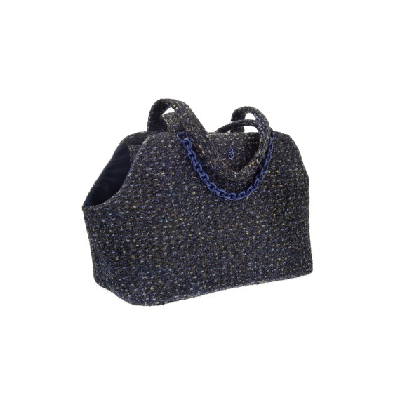 Sac de transport Stella – Laisse intérieure intégrée – Polyester, spandex et laine – 40x30x20 cm