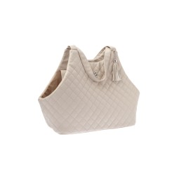 Sac de transport Diva – Laisse intérieure intégrée – Polyester, spandex et coton – 40x40x20 cm