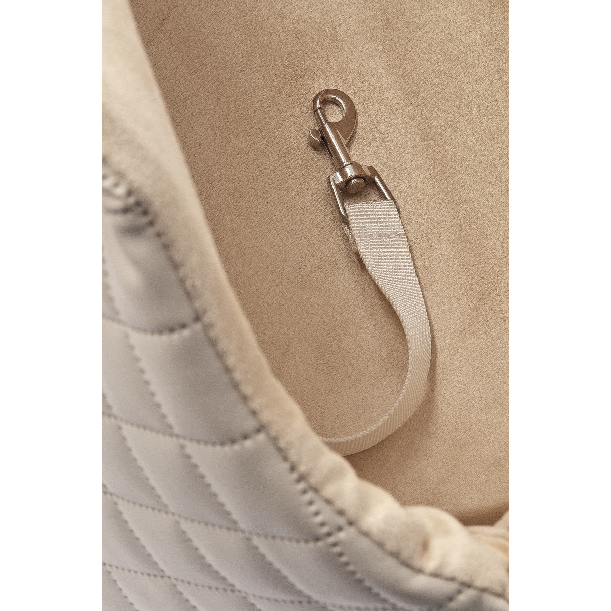 Sac de transport Diva – Laisse intérieure intégrée – Polyester, spandex et coton – 40x40x20 cm
