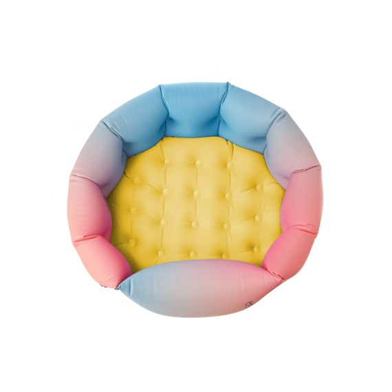 Lit gonflable Blow pour animaux de compagnie – Matelas portable polyester avec isolation thermique – Usage intérieur/extérieur