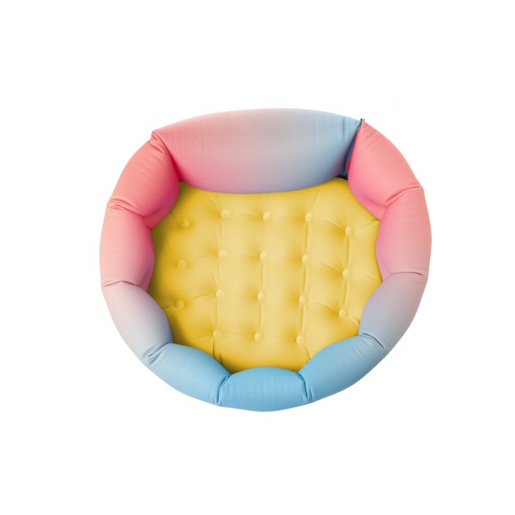 Lit gonflable Blow pour animaux de compagnie – Matelas portable polyester avec isolation thermique – Usage intérieur/extérieur