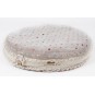 Macarons moelleux 3 pièces – Paniers en polyester pour animaux de compagnie, confort et détente – Coussins ronds portables