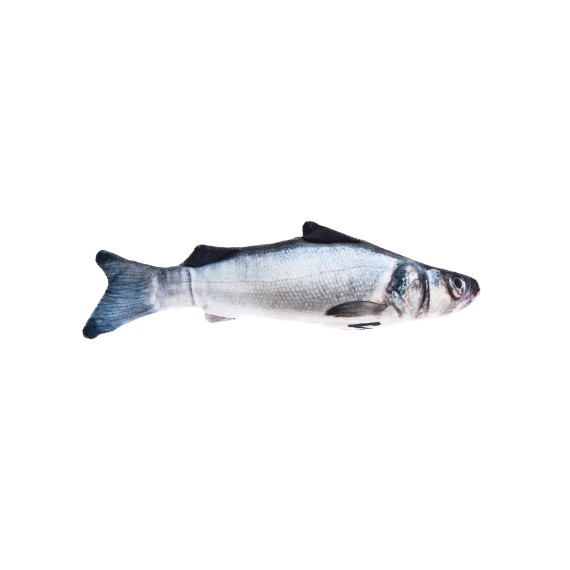 Jouet pour chat Seabass Matatabi - Motif végétal réaliste - Jeu interactif - Polyester doux