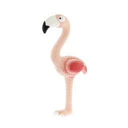 Flamant rose en latex - Jouet couineur à mâcher et à jouer - Latex durable