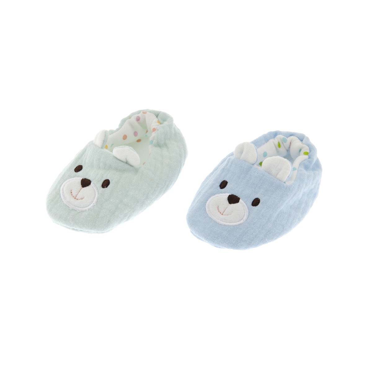 Chaussures Jouets - Motif Ours Mignon Mâcher et Jouer - Tissu Doux - 1 cm