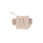 Livret de jouets - Jouet interactif en tissu doux - Pois colorés - 10 x 10 x 2 cm