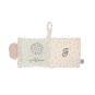 Livret de jouets - Jouet interactif en tissu doux - Pois colorés - 10 x 10 x 2 cm