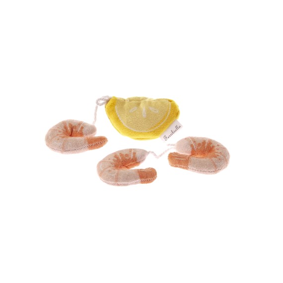 Jouet interactif pour chat en forme de crevettes Matatabi - Matatabi et polyester - 9 x 4 x 2,5 cm