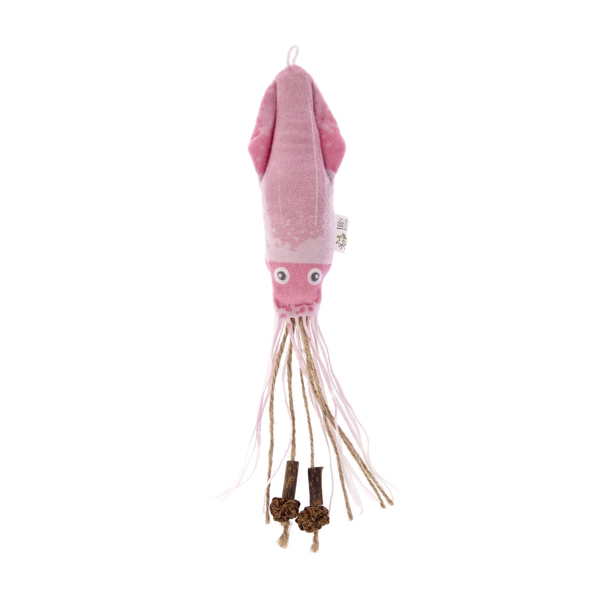 Jouet interactif pour chat en forme de calmar Matatabi - Matatabi et polyester - 25 x 5,5 x 2,5 cm