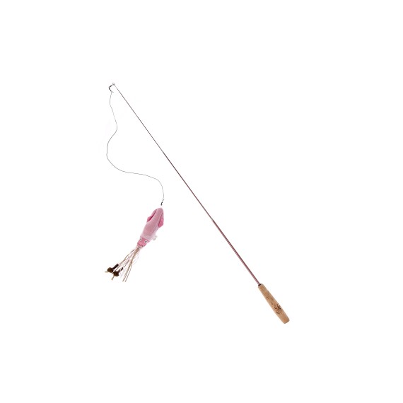 Jouet interactif pour chat en forme de calmar Matatabi - Matatabi et polyester - 25 x 5,5 x 2,5 cm