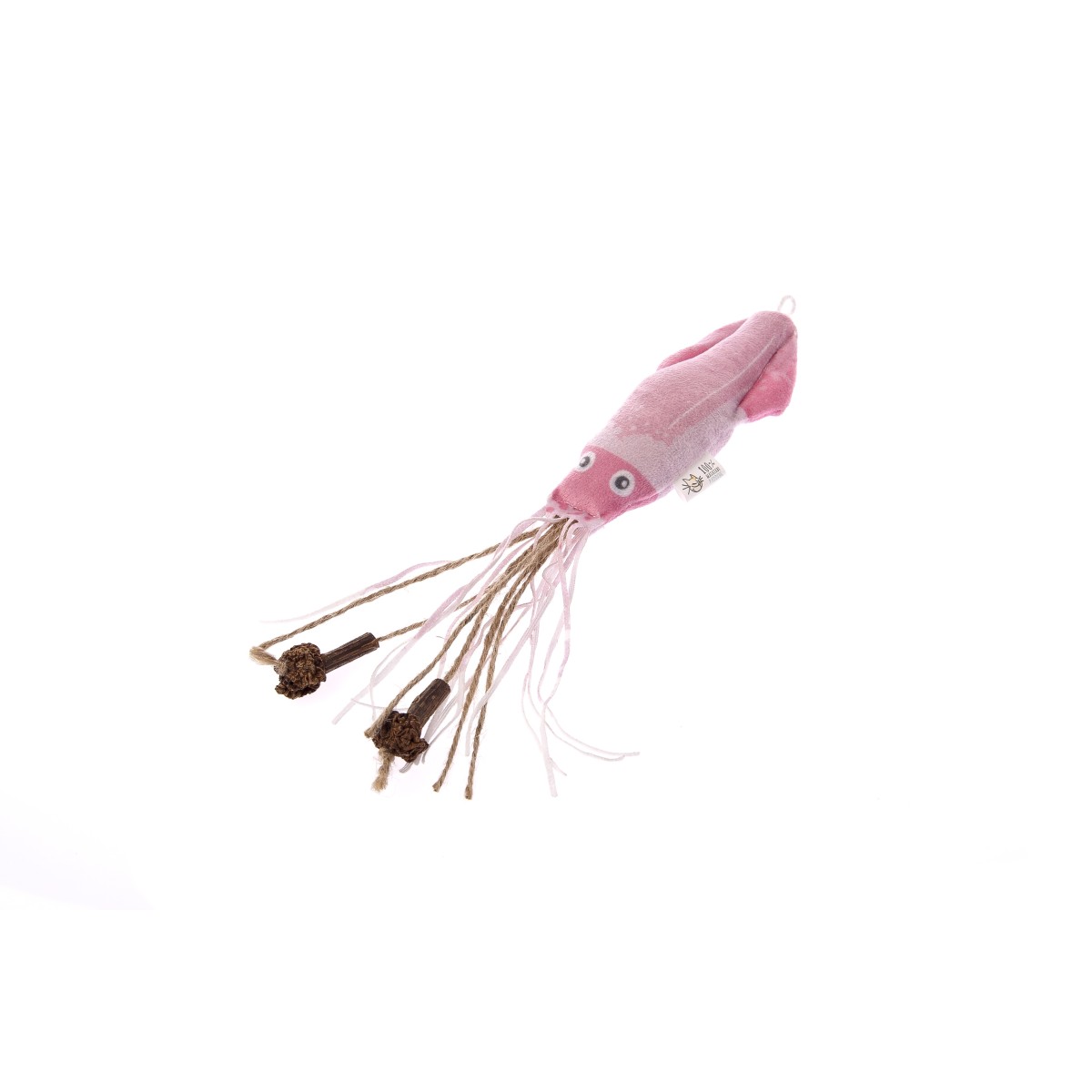 Jouet interactif pour chat en forme de calmar Matatabi - Matatabi et polyester - 25 x 5,5 x 2,5 cm