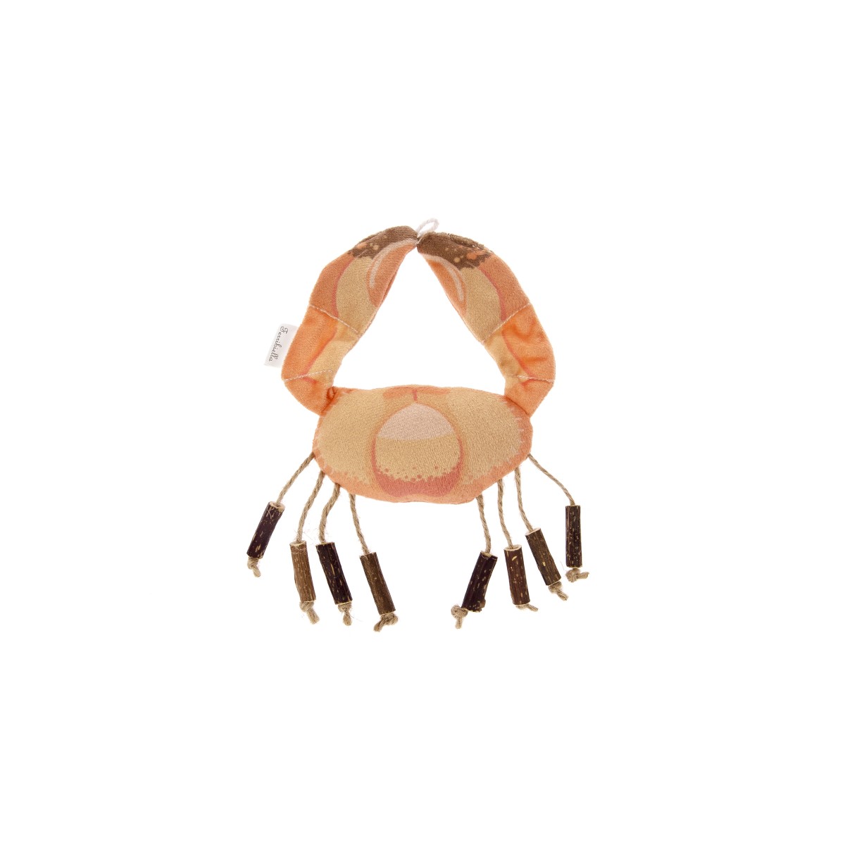 Jouet pour chat crabe Matatabi - Mâcher et jouer interactif - Matatabi & Polyester - 18x10x3cm