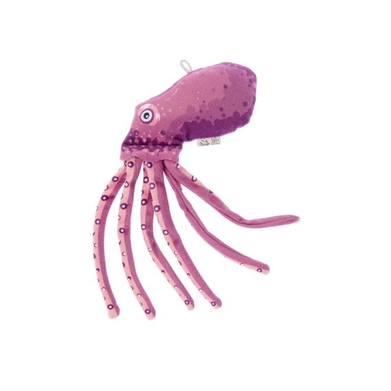 Jouet pour chat Matatabi Octopus - Mâcher et jouer interactif - Matatabi & Polyester - 20x10x3cm