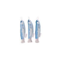Jouet pour chat Matatabi Herrings - Mâcher et jouer interactif - Matatabi & Polyester - 10x2x1,5 cm