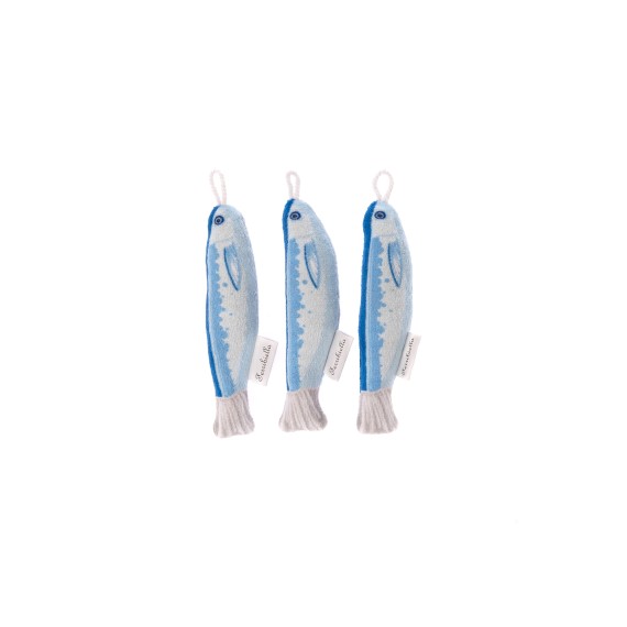 Jouet pour chat Matatabi Herrings - Mâcher et jouer interactif - Matatabi & Polyester - 10x2x1,5 cm