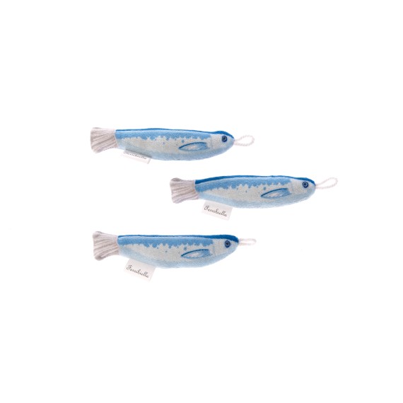Jouet pour chat Matatabi Herrings - Mâcher et jouer interactif - Matatabi & Polyester - 10x2x1,5 cm