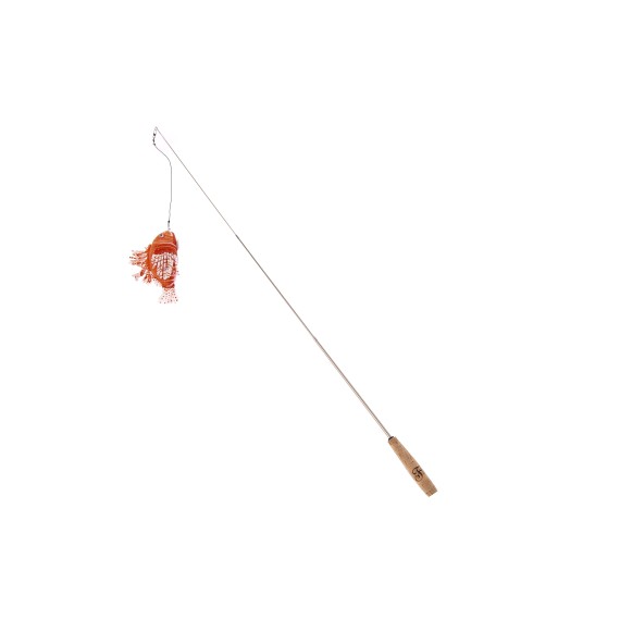 Jouet interactif pour chat Matatabi Poisson-scorpion - Matatabi et polyester - 17 x 5,5 x 4 cm